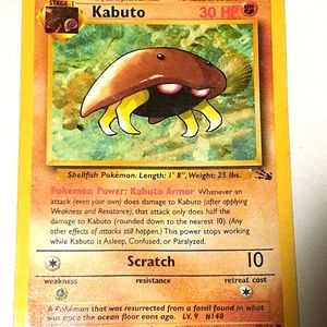 Kabuto pokemon card
